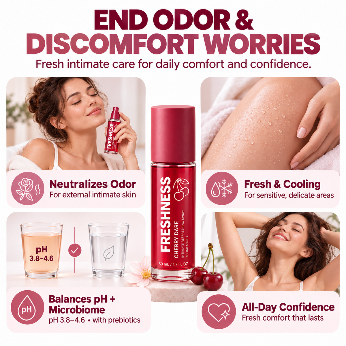 Prebiotic Anti-Odor Intimate Comfort Mist