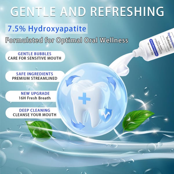 Fluoride-Free Hydroxyapatite Toothpaste