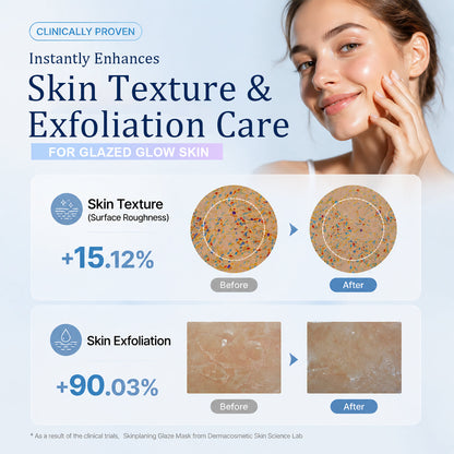 PDRN-Exosome Skinplaning Glaze Mask  with Silicone Brush