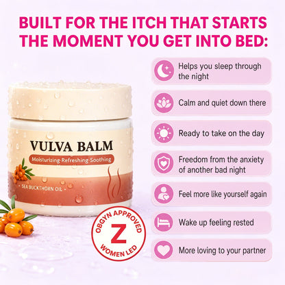 vibeourplus Relief Balm — Night-Time Care for Itching, Burning & Dryness