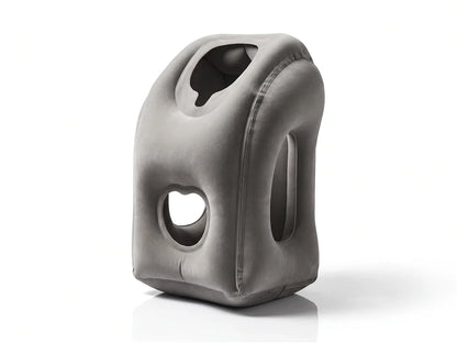 ✈️ LIMITED-TIME 50% OFF! 💨 Inflatable Travel Pillow | 360° Support – Soft Flocking, Quick Inflate, Compact