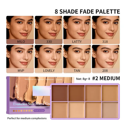 8-Color Cream Concealer Palette