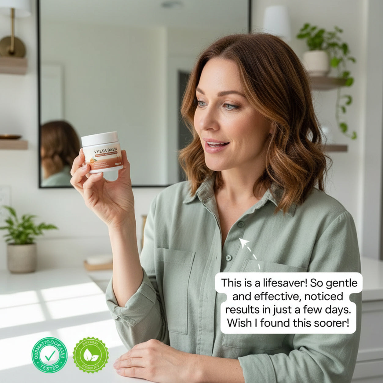 vibeourplus Relief Balm — Night-Time Care for Itching, Burning & Dryness