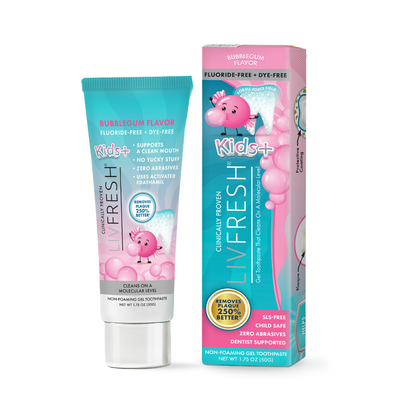 LIVFRESH Kids+ Bubblegum Toothpaste