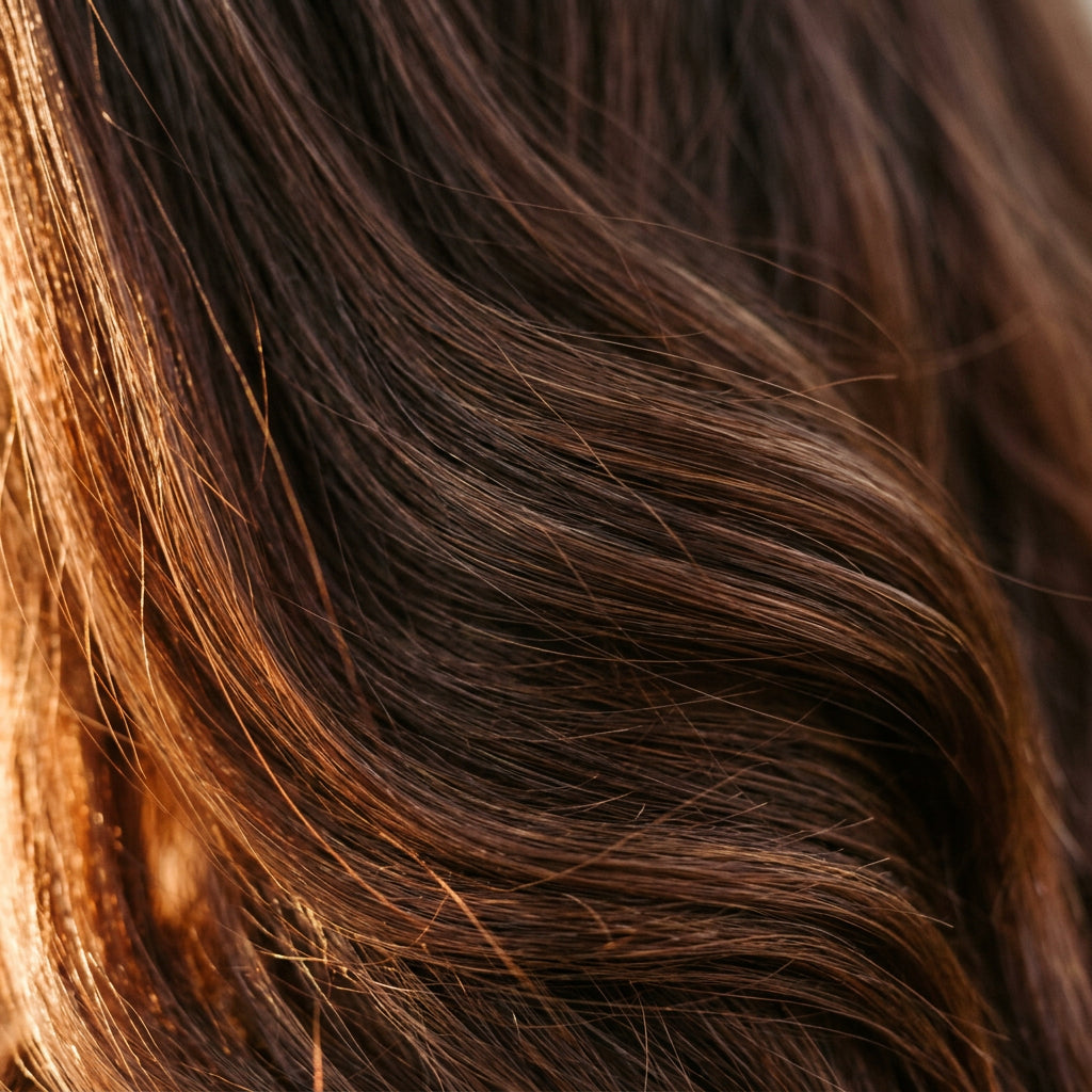 vibeourplus Dark Brown shade — warm chocolate and chestnut tones