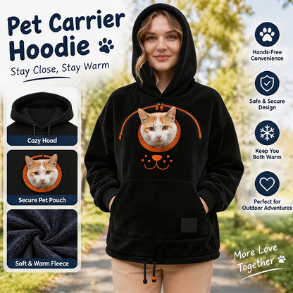 Cozy Fleece Pet Bonding Pouch Hoodie🐾