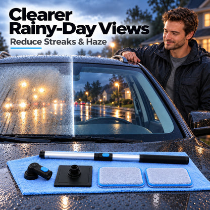 Dual Magnetic Car Windshield Cleaner | Streak-Free Auto Glass Cleaning Kit⭐