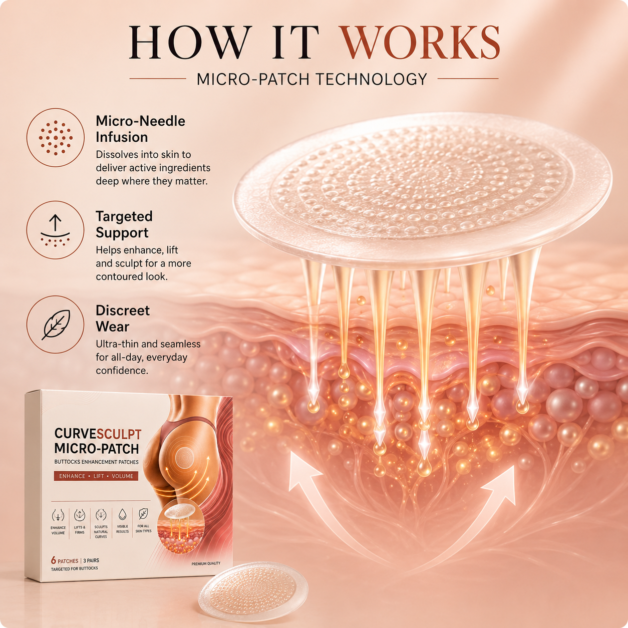 vibeourplus™ Micro-Patch Firm • Smooth • Sculpt Curves
