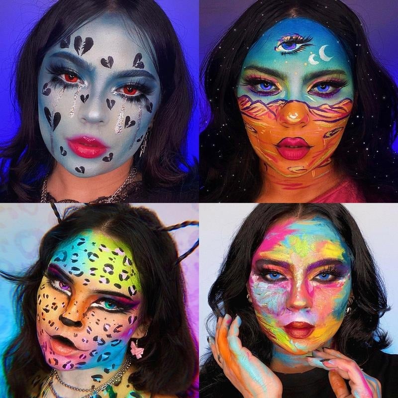 🎃Halloween Early Sale🎨 20-Color Face & Body Oil Paint Palette