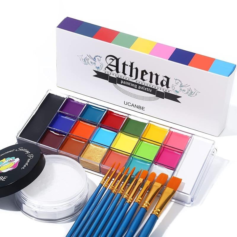 🎃Halloween Early Sale🎨 20-Color Face & Body Oil Paint Palette