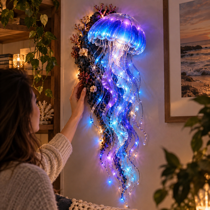 ⏰Limited Stock 50% OFF - 🌊✨ Enchanted Ocean Legends™ Lighted Wall Décor Collection 🐋🧜‍♀️