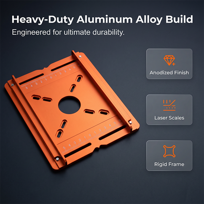 vibeourplus Precision Wood Router Slotting Guide Bracket