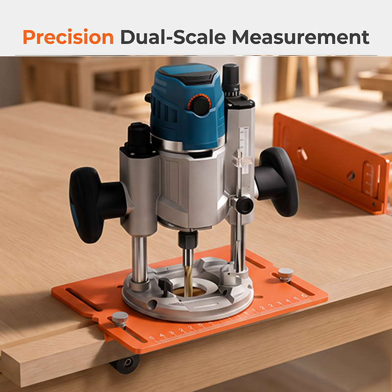 vibeourplus Precision Wood Router Slotting Guide Bracket