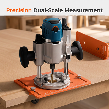 vibeourplus Precision Wood Router Slotting Guide Bracket