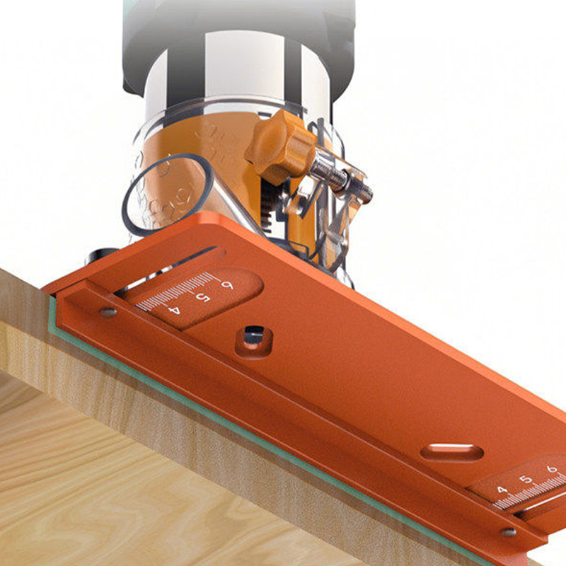 vibeourplus Precision Wood Router Slotting Guide Bracket