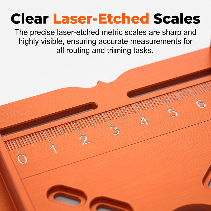 vibeourplus Precision Wood Router Slotting Guide Bracket